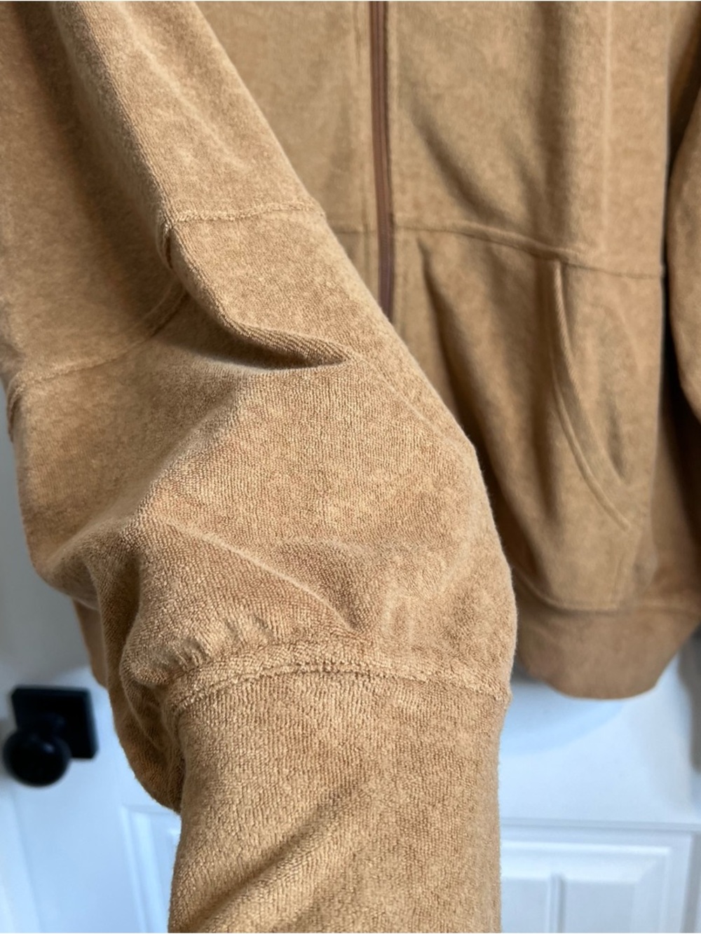 OFFLINE By Aerie Towel Terry Full Zip Sweatshirt Jacket. Size X-Large. NWT. - Picture 10 of 14